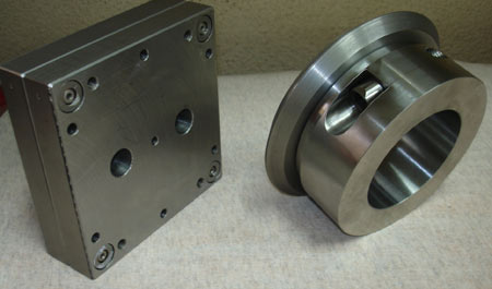 Placas encolumnadas y Bridas de cuchillas rotativas